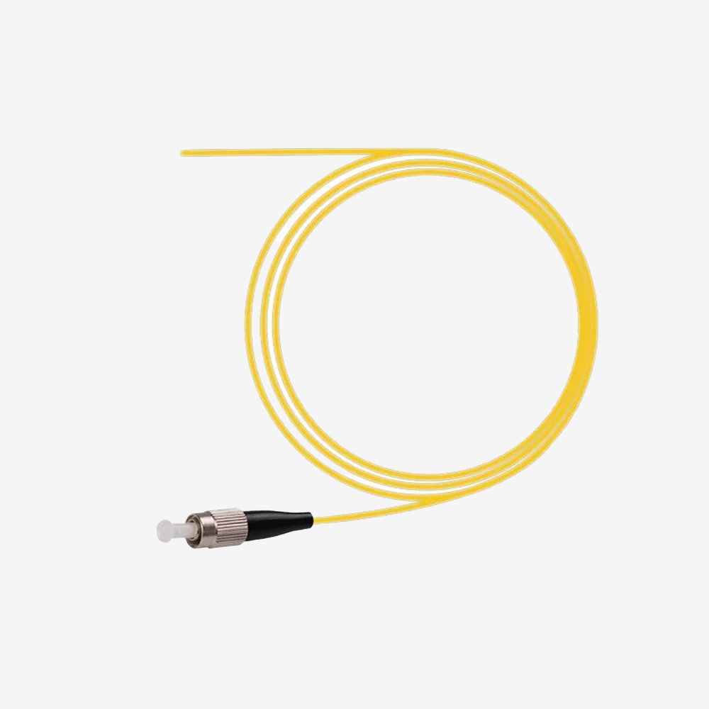 12 Optic Fiber Pigtails, Color-Coded, 900µm SMF G652D/G657, LC/UPC, 3 Meter | Highlight