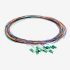 Pigtail - LC APC G657A2 OS2 12 Renk  LSZH - Semi Tight Buffer  -  0,9mm - 2 meter