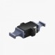 MTP/MPO Tam Flanşlı Siyah Fiber Optik Adaptör  - Opposed Key, Up to Down