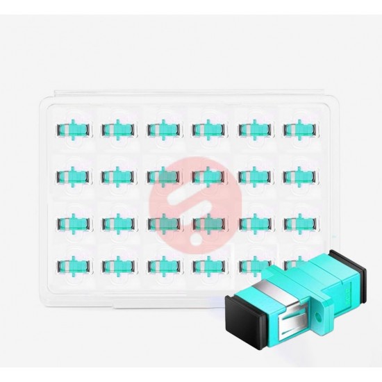 Multi Mode SC UPC OM3 Simplex - Fiber Optik Adaptör - 24 Adet