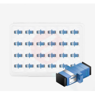 Single Mode SC UPC Simplex - Fiber Optik Adaptör - 24 Adet