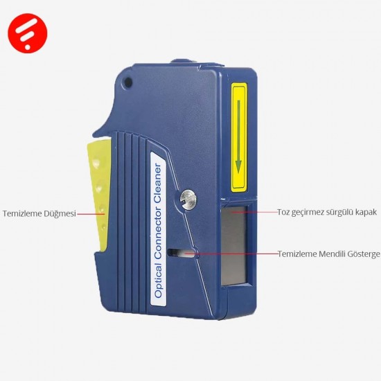 Fiber Optik Konnektör Temizleme Kaseti Fiber Optik Konnektör Temizleme Kaseti
