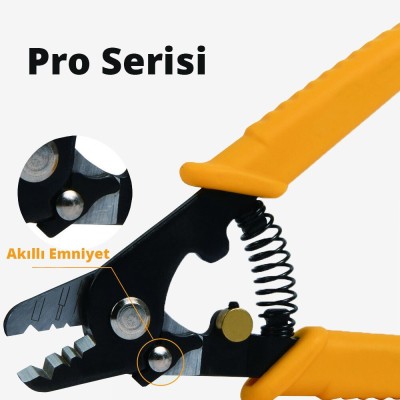 3 Dişli Fiber Optik Sıyırıcı - Pro Model