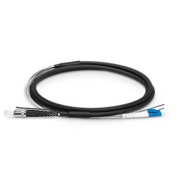 LC UPC - ST UPC - G657A2 Breakout Patch Cord - Dış Ortam - Duplex 7mm - LSZH