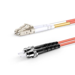 LC UPC - ST UPC - OM2 Fiber Optik Patch Cord Duplex LSZH 2mm