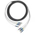 FC UPC - FC UPC - 4 Fiber G657A2, Breakout Patch Cord - Dış Ortam 7mm LSZH