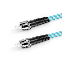 ST UPC - ST UPC - OM3 Fiber Optik Patch Cord Duplex LSZH 2mm