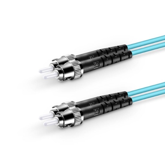ST UPC - ST UPC - OM3 Fiber Optik Patch Cord Duplex LSZH 2mm