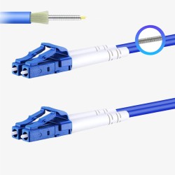 LC UPC - LC UPC - G657A2 Duplex Çelik Zırhlı Patch Cord LSZH 3mm