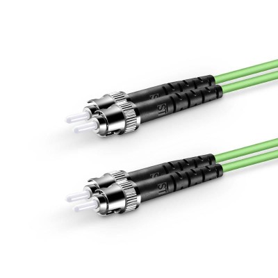 ST UPC - ST UPC - OM5 Fiber Optik Patch Cord Duplex LSZH 2mm