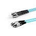 ST UPC - FC UPC - OM3 Fiber Optik Patch Cord Duplex LSZH 2mm