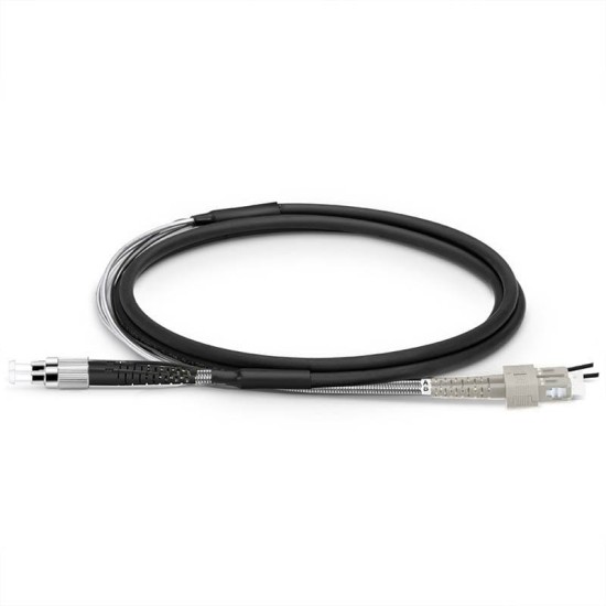 SC UPC - FC UPC - OM2 Breakout Patch Cord - Dış Ortam - Duplex 7mm - LSZH