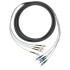 ST UPC - FC UPC - 4 Fiber G657A2, Breakout Patch Cord - Dış Ortam 7mm LSZH