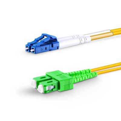 LC APC - SC UPC - G657A2 Fiber Optik Patch Cord Duplex - LSZH 2mm