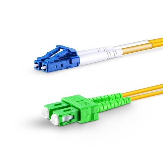 LC APC - SC UPC - G657A2 Fiber Optik Patch Cord Duplex - LSZH 2mm