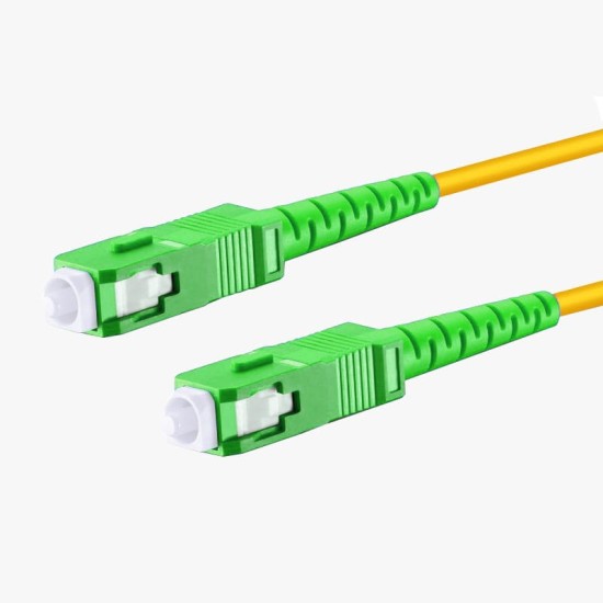 SC APC - SC APC - G657A2 Fiber Optik Patch Cord Simplex LSZH 3mm