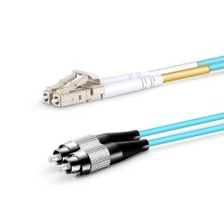 LC UPC - FC UPC - OM3 Fiber Optik Patch Cord Duplex LSZH 2mm