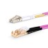 LC UPC - LSH UPC - OM4 Fiber Optik Patch Cord Duplex LSZH 2mm