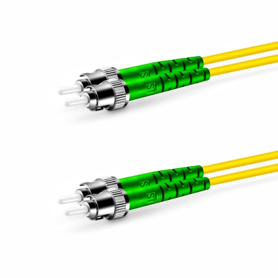 ST APC - ST APC - G657A2 Fiber Optik Patch Cord Duplex - LSZH 2mm