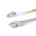 LC UPC - SC UPC - OM4 Fiber Optik Patch Cord Duplex LSZH 2mm