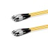 FC UPC - FC UPC - G657A2 Fiber Optik Patch Cord Duplex - LSZH 2mm