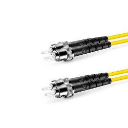 ST UPC - ST UPC - G657A2 Fiber Optik Patch Cord Duplex - LSZH 2mm