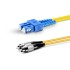 SC UPC - FC UPC - G657A2 Fiber Optik Patch Cord Duplex - LSZH 2mm