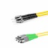 ST UPC - FC APC - G657A2 Fiber Optik Patch Cord Duplex - LSZH 2mm