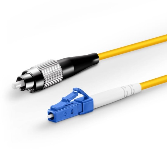 LC UPC - FC UPC - G657A2 Fiber Optik Patch Cord Simplex LSZH 3mm