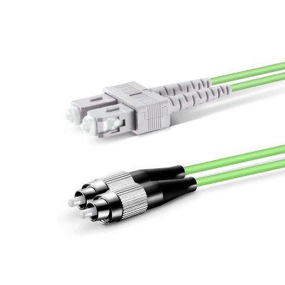 SC UPC - FC UPC - OM5 Fiber Optik Patch Cord Duplex LSZH 2mm