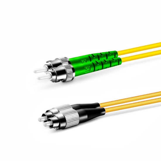 ST APC - FC UPC - G657A2 Fiber Optik Patch Cord Duplex - LSZH 2mm