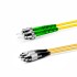 ST APC - FC UPC - G657A2 Fiber Optik Patch Cord Duplex - LSZH 2mm