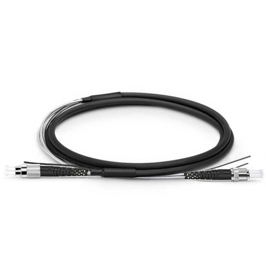 ST UPC - FC UPC - OM3 Breakout Patch Cord - Dış Ortam - Duplex 7mm - LSZH
