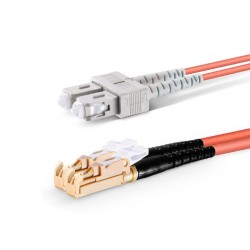 SC UPC - LSH UPC - OM2 Fiber Optik Patch Cord Duplex LSZH 2mm