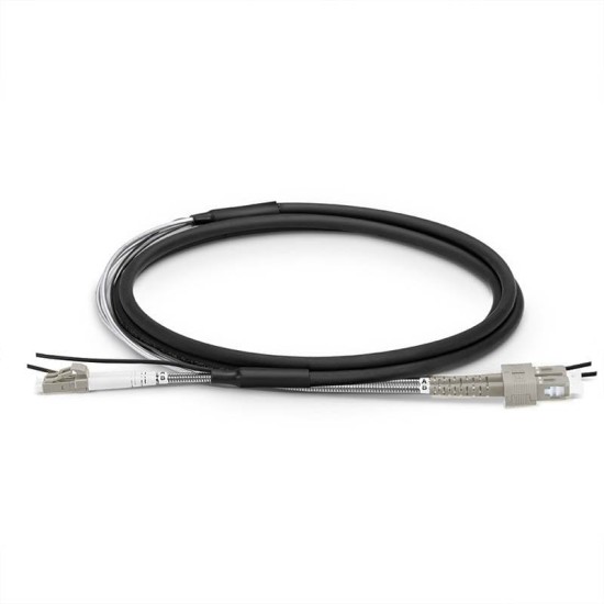 LC UPC - SC UPC - OM2 Breakout Patch Cord - Dış Ortam - Duplex 7mm - LSZH