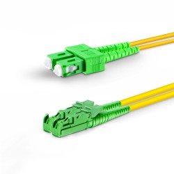 SC APC - LSH APC - G657A2 Fiber Optik Patch Cord Duplex - LSZH 2mm