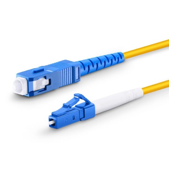 LC UPC - SC UPC - G657A2 Fiber Optik Patch Cord Simplex LSZH 3mm