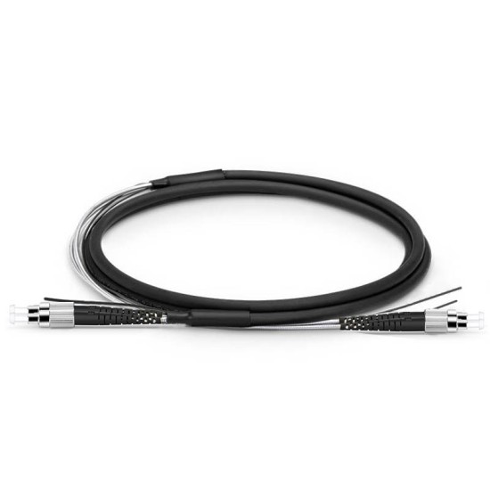 FC UPC - FC UPC - G657A2 Breakout Patch Cord - Dış Ortam - Duplex 7mm - LSZH
