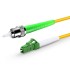 LC APC - ST APC - G657A2 Fiber Optik Patch Cord Simplex LSZH 3mm