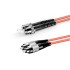 ST UPC - FC UPC - OM1 Fiber Optik Patch Cord Duplex LSZH 2mm