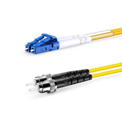 LC UPC - ST UPC - G657A2 Fiber Optik Patch Cord Duplex - LSZH 2mm