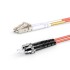 LC UPC - ST UPC - OM1 Fiber Optik Patch Cord Duplex LSZH 2mm