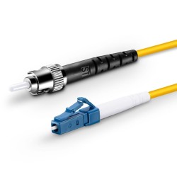 LC UPC - ST UPC - G657A2 Fiber Optik Patch Cord Simplex LSZH 3mm