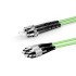 ST UPC - FC UPC - OM5 Fiber Optik Patch Cord Duplex LSZH 2mm