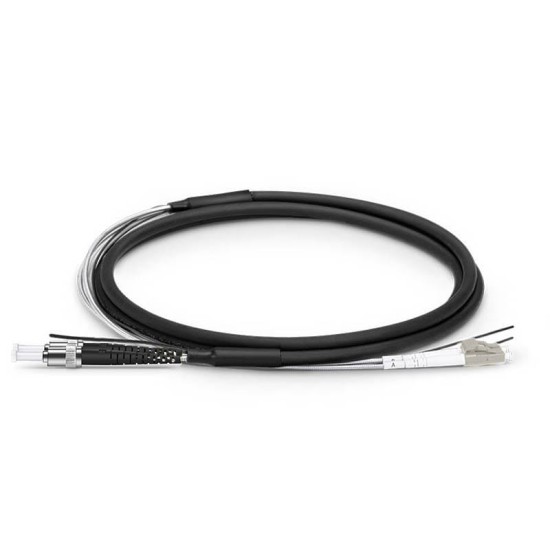 LC UPC - ST UPC - OM2 Breakout Patch Cord - Dış Ortam - Duplex 7mm - LSZH
