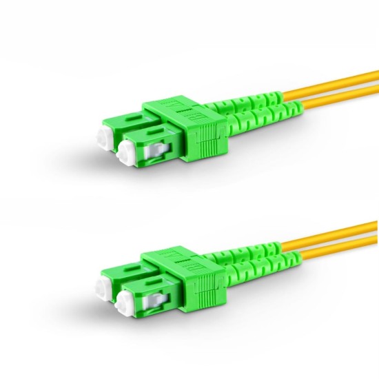 SC APC - SC APC - G657A2 Fiber Optik Patch Cord Duplex - LSZH 2mm