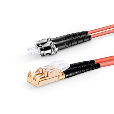 ST UPC - LSH UPC - OM1 Fiber Optik Patch Cord Duplex LSZH 2mm