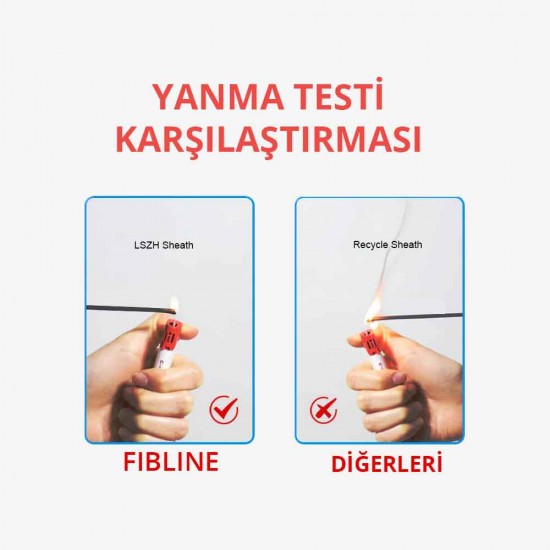 Çelik Asma Telli Fiber Optik Drop Kablo 1 Fiber - 1000 metre