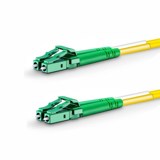 LC APC to LC APC OS2 Duplex Fiber Optic Patch Cable (2 Fiber) LSZH 2.0mm