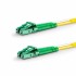 LC APC to LC APC OS2 Duplex Fiber Optic Patch Cable (2 Fiber) LSZH 2.0mm